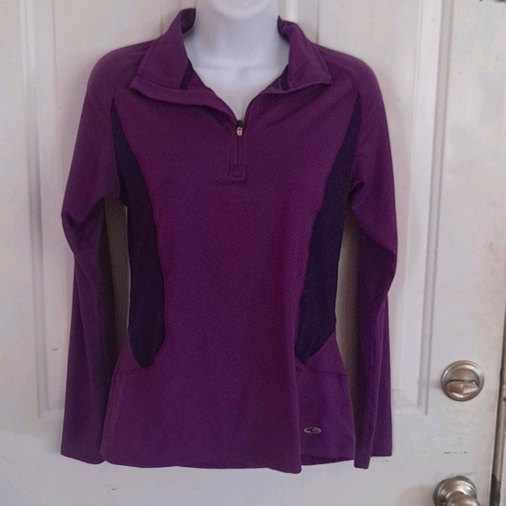 Champion purple 3/4 zipper